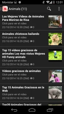 Videos graciosos para Whatsapp android App screenshot 5